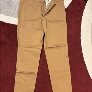 Banana Republic Men's Tan Athletic Tapered Rapid Movement Chino